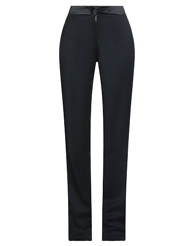 MAISON MARGIELA Casual pants Black 100% Wool, Polyester, Silk