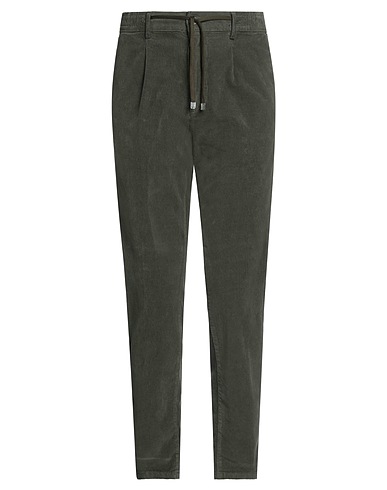 CRUNA Casual trouser Military green 98% Cotton, 2% Elastane