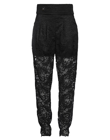 PHILIPP PLEIN Casual trouser Black 100% Polyester, Elastane