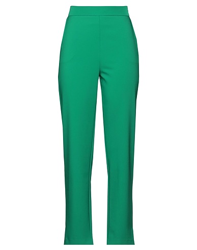 NO SECRETS Casual trouser Green 95% Polyester, 5% Elastane