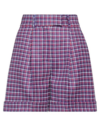 SIMONA CORSELLINI Shorts & Bermuda Blu china 70% Poliestere, 30% Viscosa