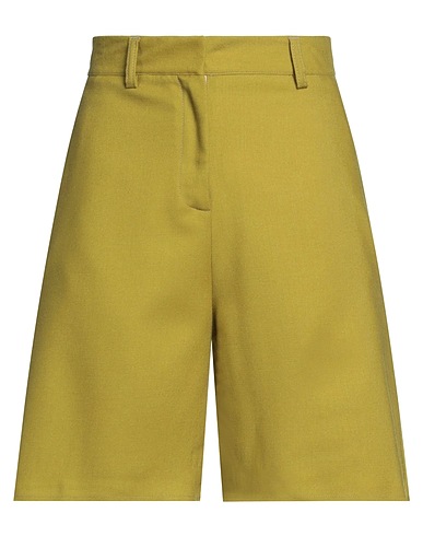 MARSĒM Shorts & Bermuda Lime green 100% Wool