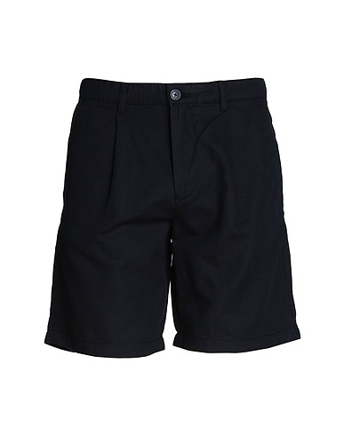 SELECTED HOMME Shorts & Bermuda Nero 55% Cotone organico, 45% Lino