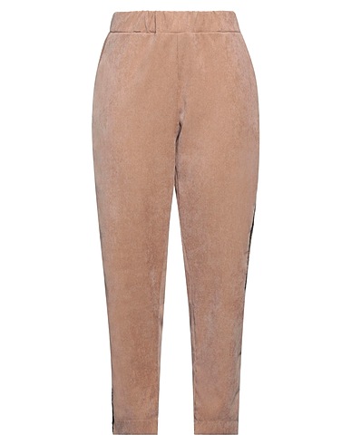 DIMENSIONE DANZA Casual trouser Light brown 85% Polyester, 12% Nylon, 3% Elastane