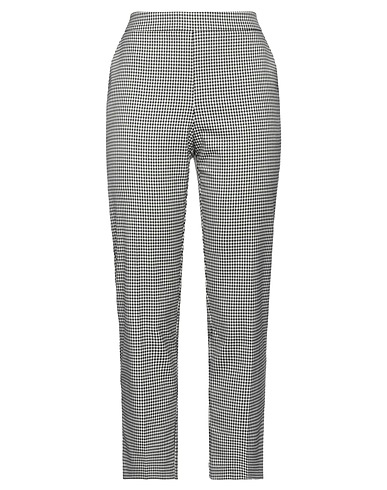 KATE BY LALTRAMODA Casual trouser Black 65% Polyester, 33% Rayon, 2% Elastane