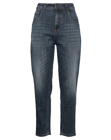 REIGN Denim trousers Blue 98% Cotton, 2% Elastane