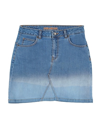 ZADIG&VOLTAIRE Denim skirt Blue 98% Cotton, 2% Elastane