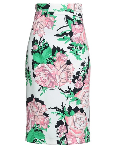 MARCO BOLOGNA Midi skirt White 100% Polyester