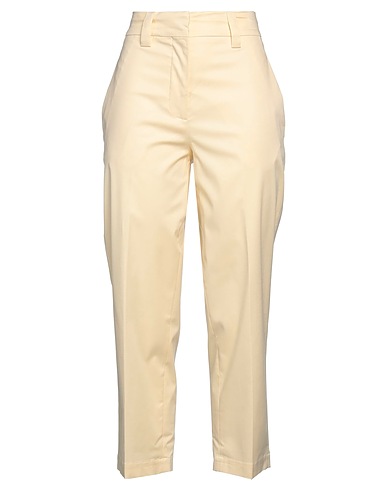 ERIKA CAVALLINI Pantalone Panna 50% Cotone, 48% Clorofibra, 2% Elastan