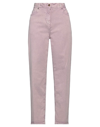 MYTHS Denim pants Lilac 98% Cotton, 2% Elastane
