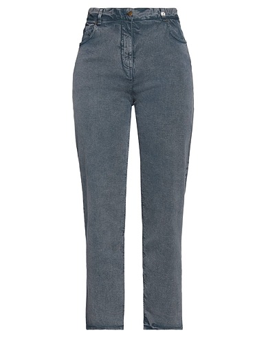 MYTHS Denim pants Slate blue 98% Cotton, 2% Elastane