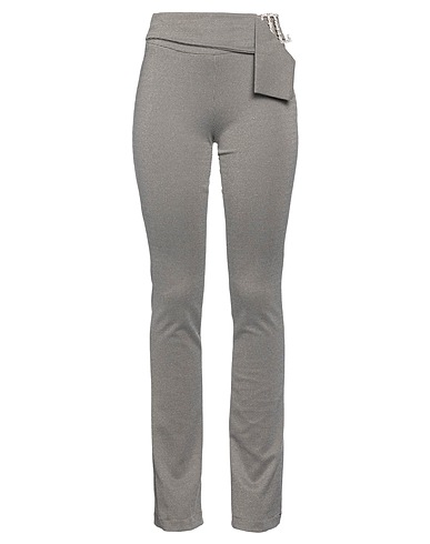 TRASH & LUXURY Casual pants Black 60% Polyester, 20% Polyamide, 15% Metal, 5% Elastane