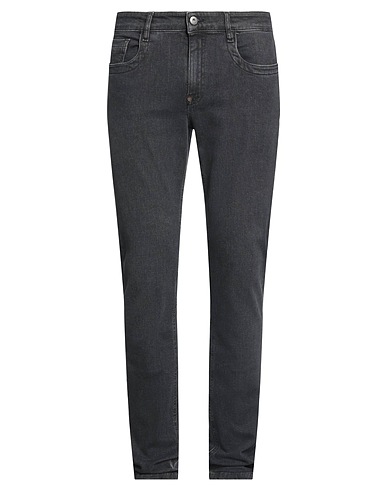 BIKKEMBERGS Pantaloni jeans Nero 99% Cotone, 1% Elastan