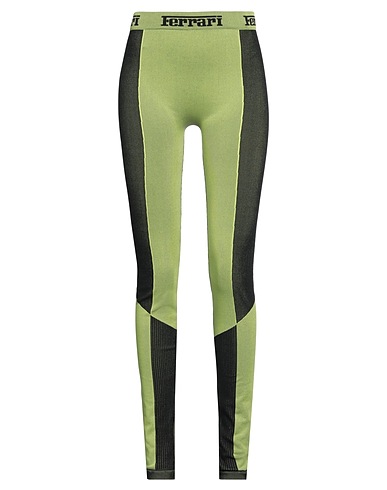 FERRARI Leggings Dark green 67% Polypropylene, 26% Polyamide, 7% Elastane