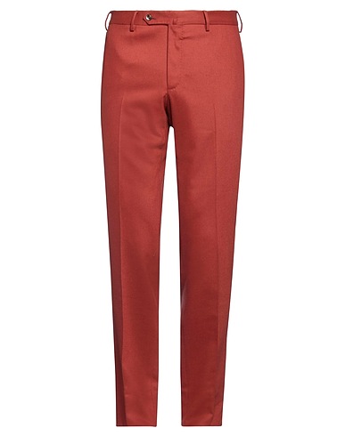 PT Torino Casual pants Brick 98% Virgin Wool, 2% Elastane
