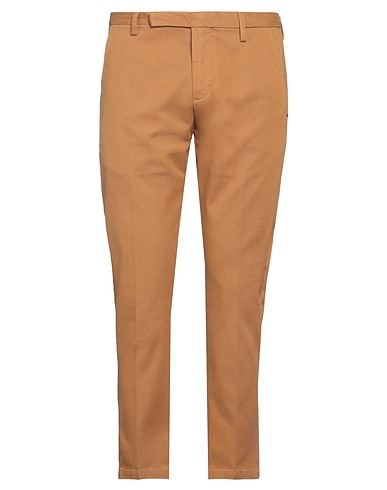 ENTRE AMIS Casual pants Camel 98% Cotton, 2% Elastane