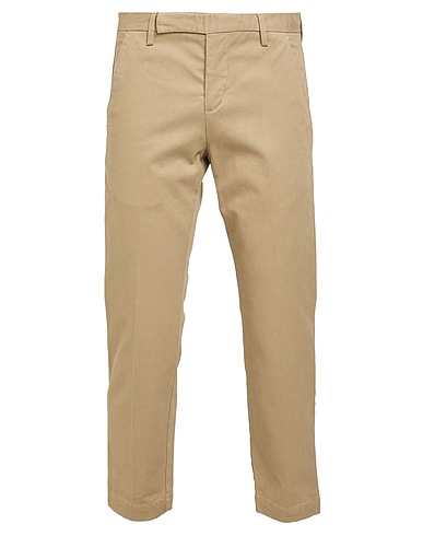 ENTRE AMIS Casual trouser Taupe 98% Cotton, 2% Elastane