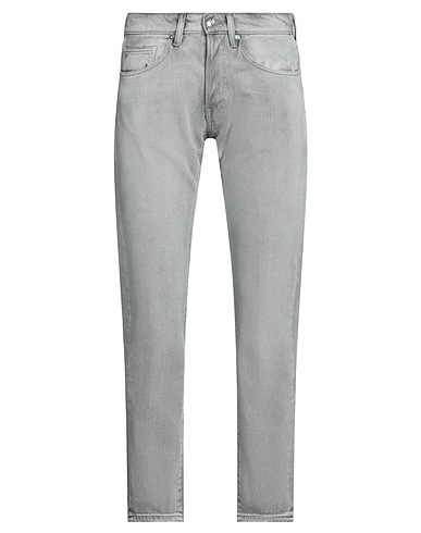 NINE IN THE MORNING Denim trousers Light grey 100% Cotton