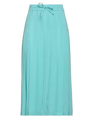 SEMICOUTURE Midi skirt Turquoise 59% Triacetate, 41% Polyester