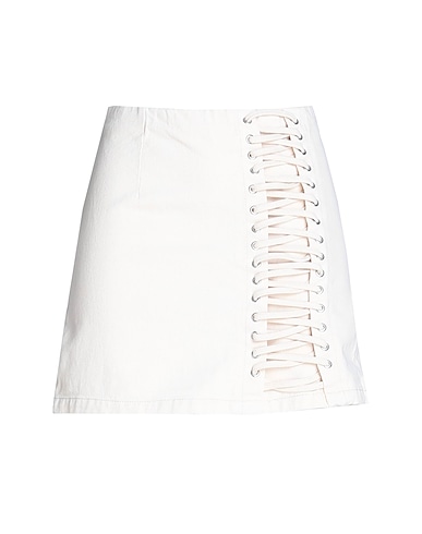 EDITED Denim skirt Bosse Skirt Ivory 50% Cotton, 50% Organic cotton