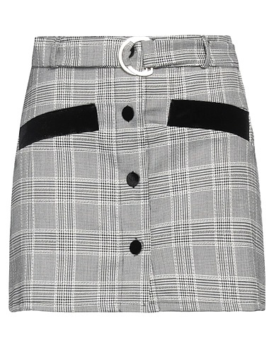 HAVEONE Mini skirt Black 78% Polyester, 20% Viscose, 2% Elastane