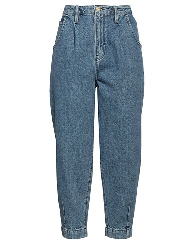 FRAME Denim trousers Blue 85% Cotton, 15% Recycled cotton