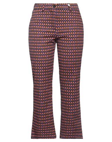 MYTHS Casual trouser Purple 97% Cotton, 3% Elastane