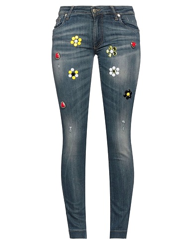 NORA BARTH Denim pants Blue 65% Cotton, 35% Elastomultiester
