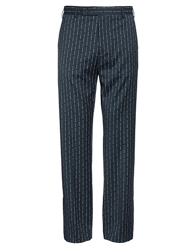 SELF MADE by GIANFRANCO VILLEGAS Casual trouser Navy blue 100% Wool, Viscose