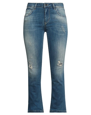 RE_HASH Bootcut Jeans Blue 92% Cotton, 6% Elastomultiester, 2% Elastane