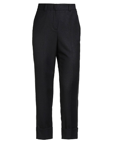 PESERICO Casual trouser Midnight blue 98% Virgin Wool, 1% Polyamide, 1% Metallic fiber
