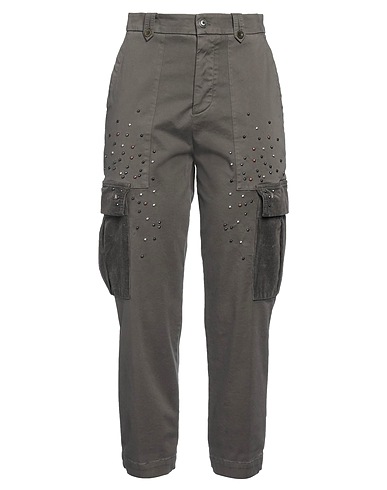 MASON'S Casual trouser Dark green 61% Cotton, 36% Lyocell, 3% Elastane