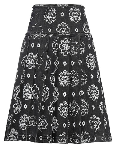 JOHN RICHMOND Mini skirt Black 98% Cotton, 2% Elastane