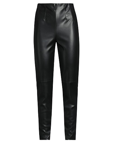 PHILOSOPHY di LORENZO SERAFINI Casual trouser Black 100% Polyester, Polyester resin