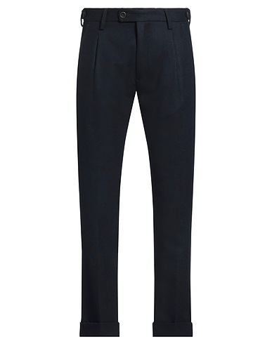 MESSAGERIE Casual trouser PATRIZIO PISCAGLIA Midnight blue 65% Wool, 30% Polyester, 5% Other Fibres