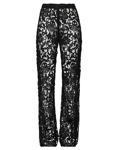 SAINT LAURENT Casual trouser Black 82% Polyester, 9% Cotton, 7% Viscose, 2% Polyamide