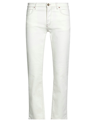 LES COPAINS 5-pocket Ivory 99% Cotton, 1% Elastane