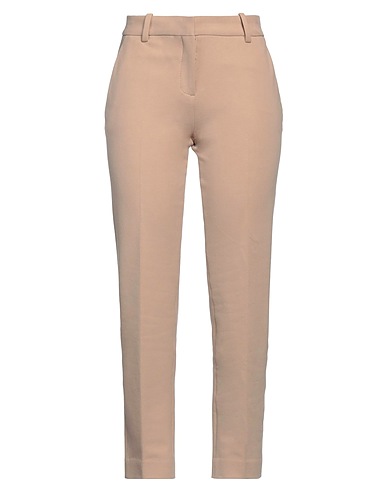 CIRCOLO 1901 Casual trouser Sand 95% Cotton, 5% Elastane