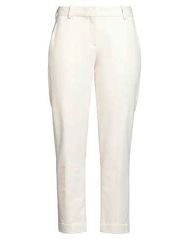 CIRCOLO 1901 Casual trouser Off white 95% Cotton, 5% Elastane