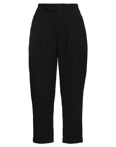 ART259DESIGN Casual trouser Black 94% Viscose, 6% Polyamide, Polyester