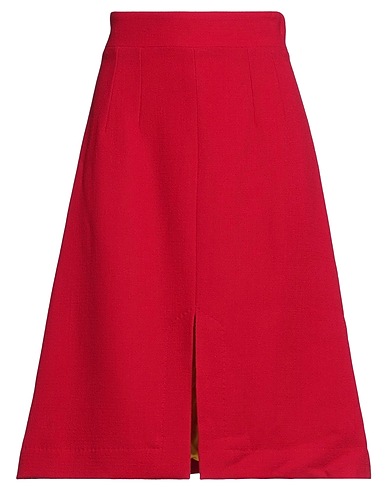 DOLCE&GABBANA Midi skirt Red 100% Wool