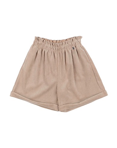 ALICE PI. Shorts & Bermuda Beige 88% Polyester, 10% Polyamide, 2% Elastane