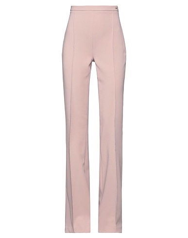 ELISABETTA FRANCHI Casual pants Pink 96% Polyester, 4% Elastane