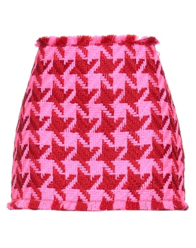 VERSACE Mini skirt Fuchsia 98% Virgin Wool, 2% Polyamide