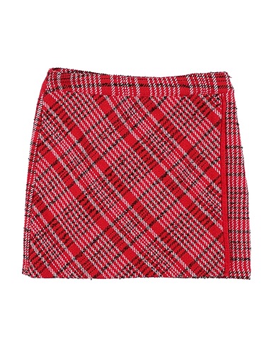 VICOLO Skirt Red 50% Acrylic, 30% Polyester, 15% Wool, 5% Other Fibres