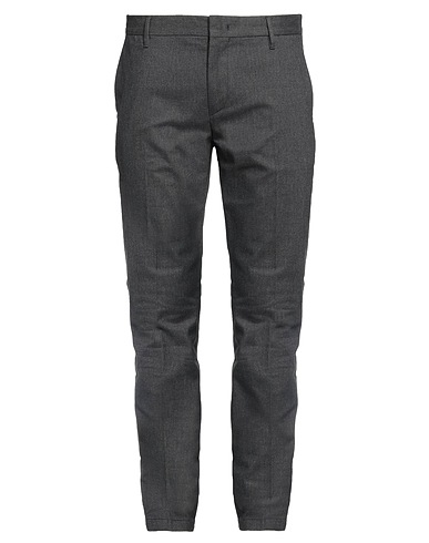 EMPORIO ARMANI Casual trouser Charcoal 56% Cotton, 27% Polyester, 15% Viscose, 2% Elastane