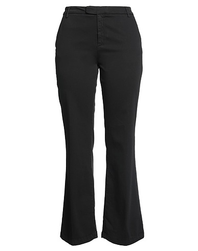 40WEFT Casual trouser Black 70% Cotton, 28% Tencel™, 2% Elastane