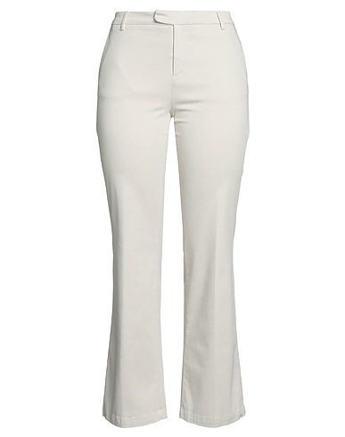 40WEFT Casual trouser Light grey 70% Cotton, 28% Tencel™, 2% Elastane
