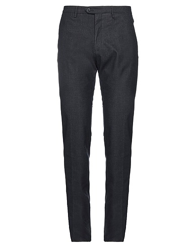 TRUSSARDI Casual trouser Midnight blue 50% Cotton, 32% Polyester, 15% Viscose, 3% Elastane