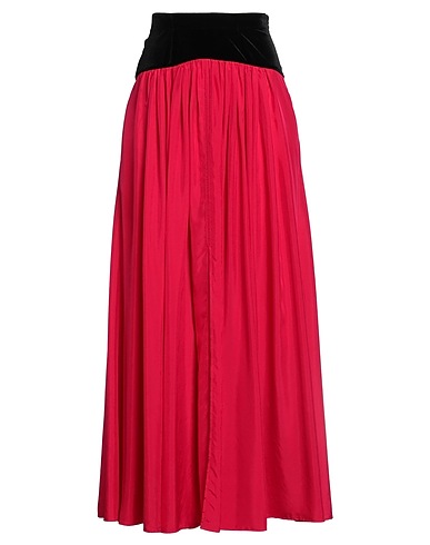 FORTE_FORTE Long skirt Magenta 100% Silk